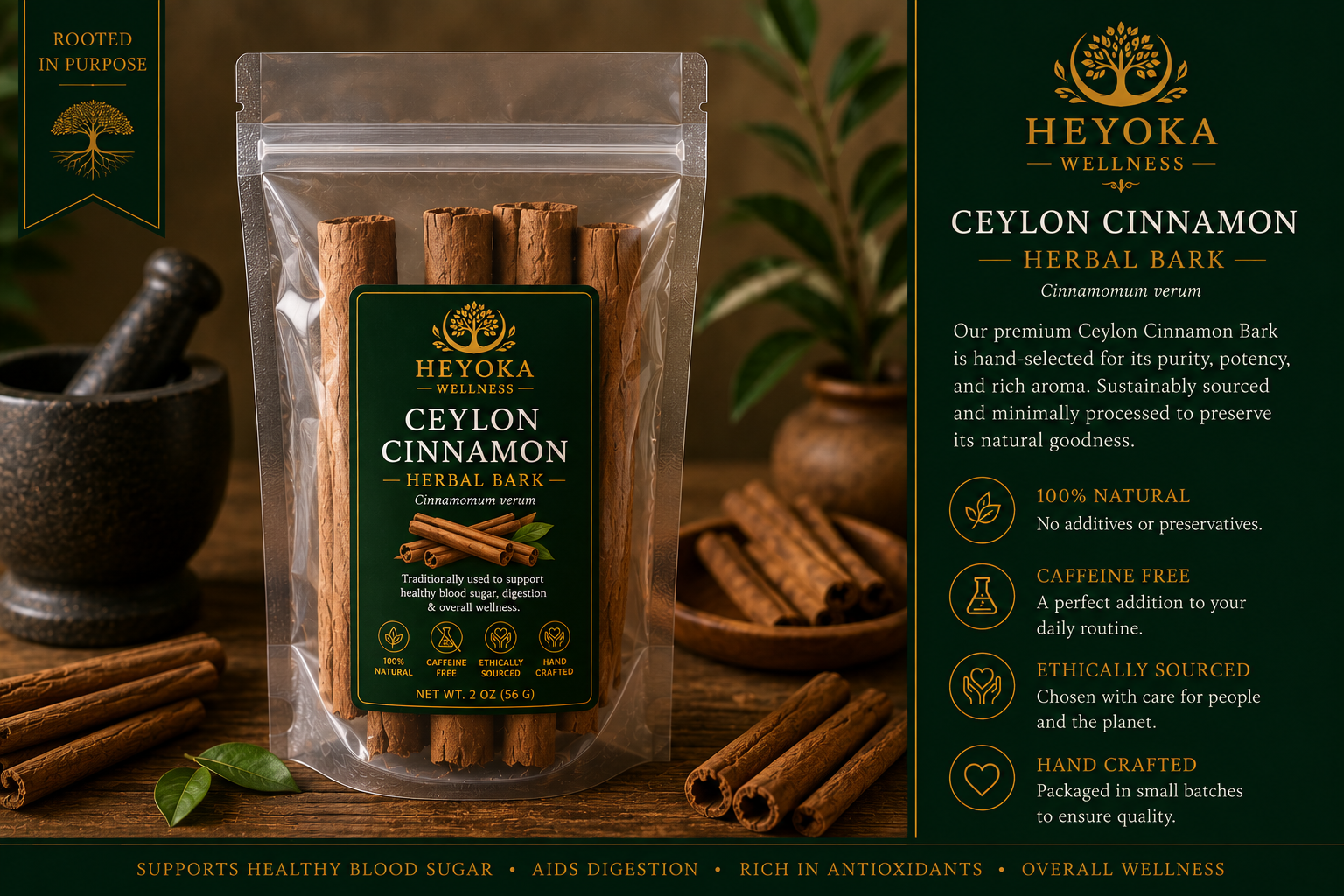 Ceylon Cinnamon (True Cinnamon Bark)